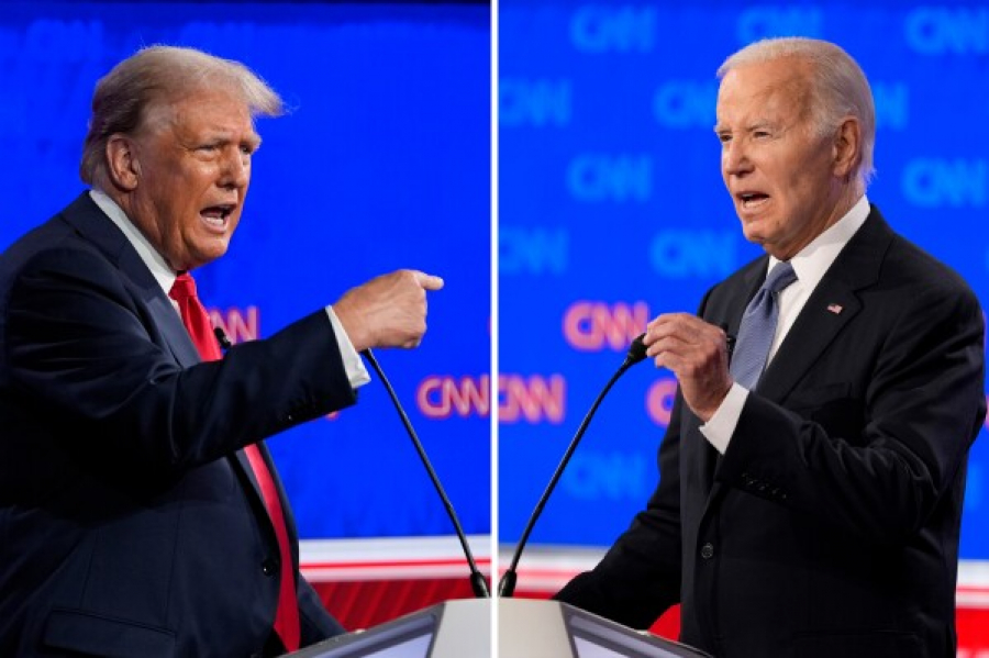 Dezastru pentru Biden, în dezbaterea cu Trump