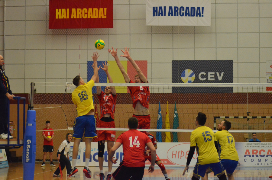 Volei. CSM Arcada - Dinamo, un derbi la cel mai înalt nivel