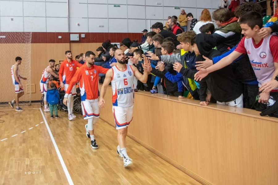BASCHET. CSM Galați, sezon încheiat pe locul 13