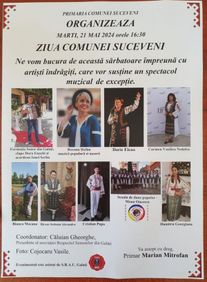 Muzică și dansuri populare de ziua comunei Suceveni