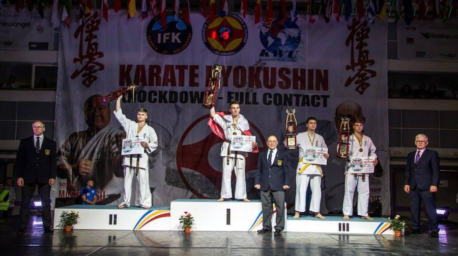 ARTE MARŢIALE | Un gălăţean, cel mai bun din lotul României. Vicecampion mondial la karate kyokushin