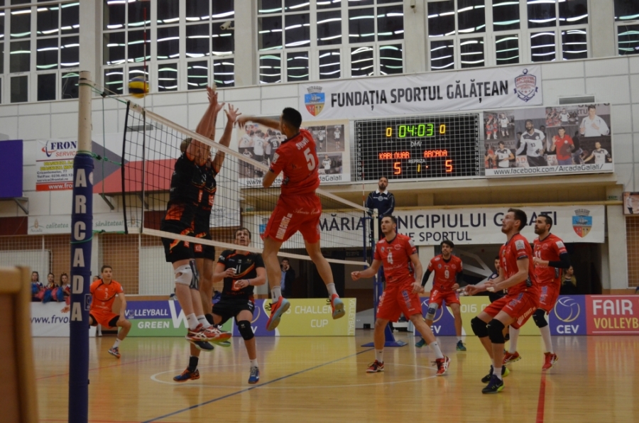 "Challenge Cup", la VOLEI MASCULIN. Arcada, spre turul al patrulea