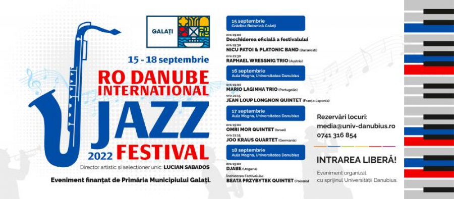 Ro Danube International Jazz Festival, programul complet