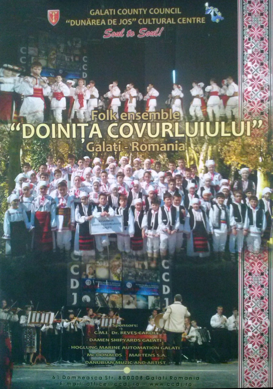 „Doiniţa Covurluiului”, în FESTIVAL internaţional: Mici ARTIŞTI GĂLĂŢENI - la Zagreb