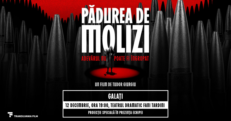 „Pădurea de molizi”, proiecție în prezența echipei și la Galați