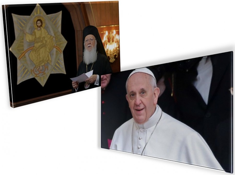 Prezenţa patriarhului ortodox Bartolomeu I la întronizarea Papei Francisc, o premieră istorică