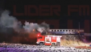 Trenul accelerat Galaţi - Cluj-Napoca a luat foc în mers
