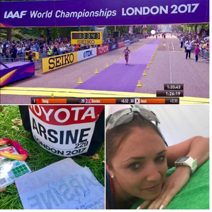 Atleta Andreea Arsine, record personal la ”Mondialele” de la Londra
