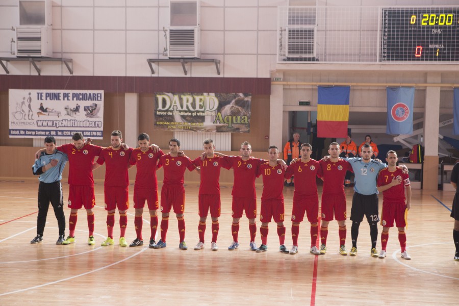 FUTSAL/ Naţionala României joacă miercuri la Galaţi