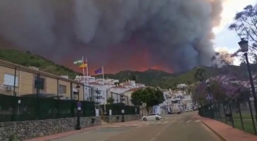 Oraș evacuat în Spania