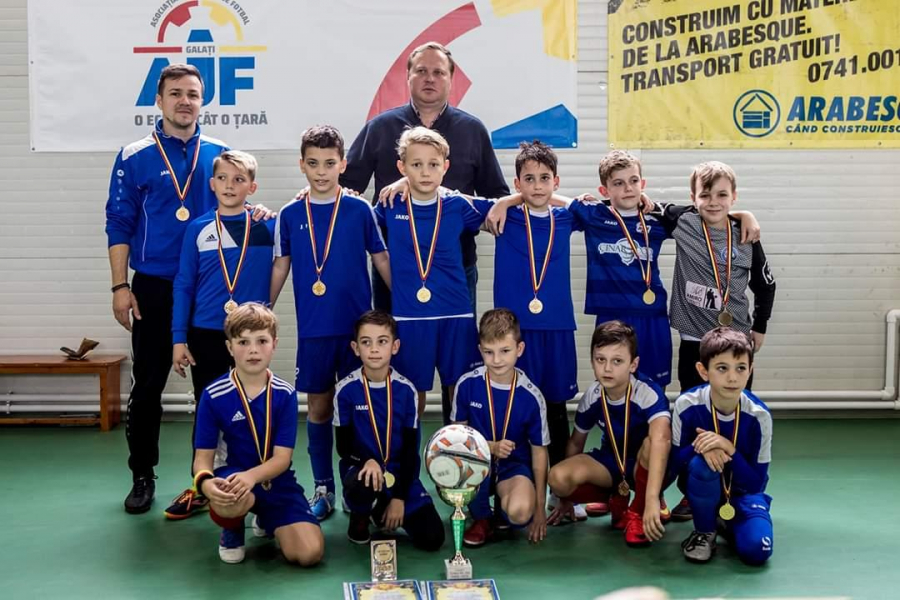 MINIFOTBAL - ”Trofeul Gheorghe Ola”. Puştii de la Junior, campionii Galaţiului