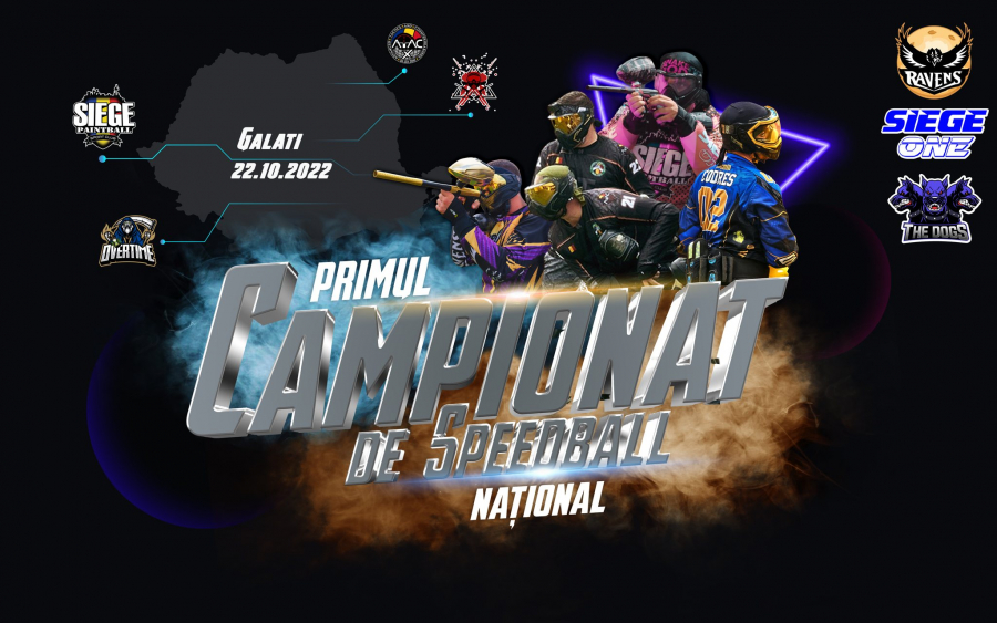 Finala Campionatului Național de Paintball, organizată la Galați