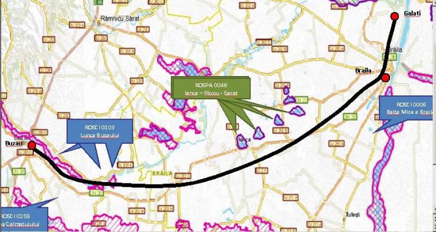 Studiu de fezabilitate, la licitaţie/ 24,2 milioane de lei pentru AUTOSTRADA Buzău - Brăila - Galaţi