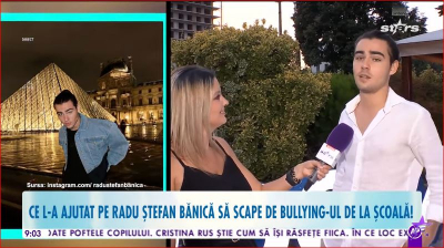 De bullying nu scapi... nici dacă ești fiul lui Bănică