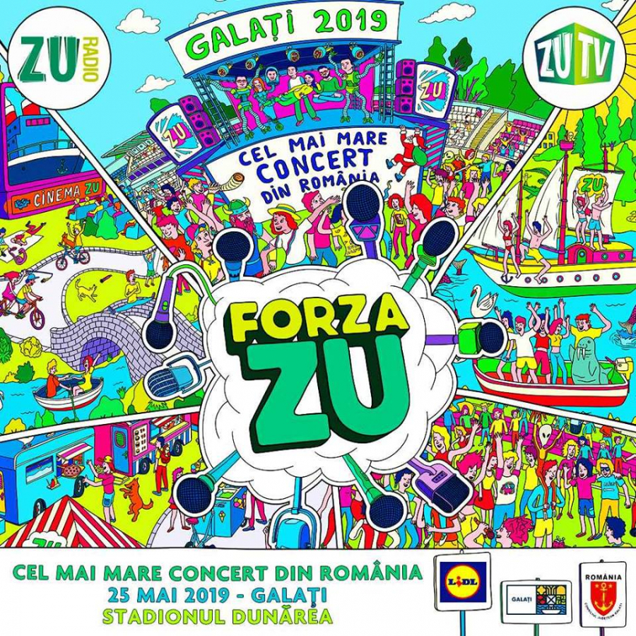 Galaţiul va găzdui cel mai mare concert din România. Forza ZU pe Stadionul ”Dunărea”