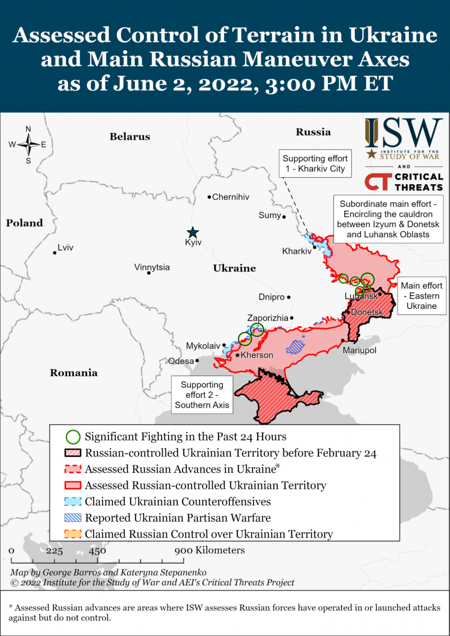 Ziua 104 a invaziei ruse: luptele se concentrează în estul Ucrainei