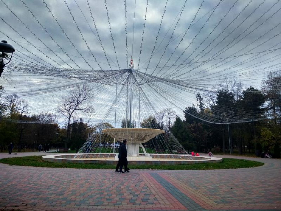 Grădina Publică, gătită de Crăciun