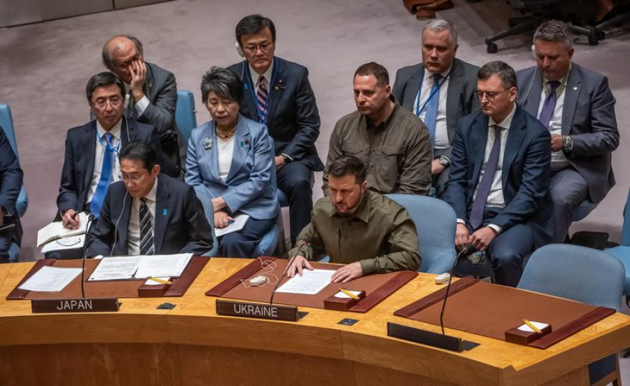 "Duel" între Zelenski și Lavrov, în Consiliul de Securitate al ONU
