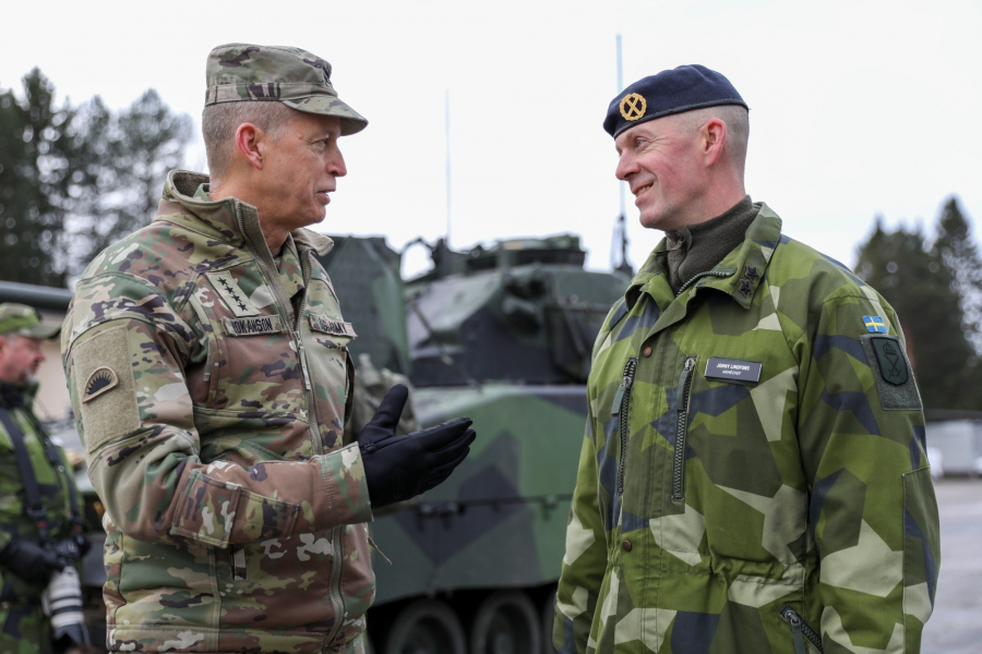 SUA va avea acces la bazele militare din Suedia