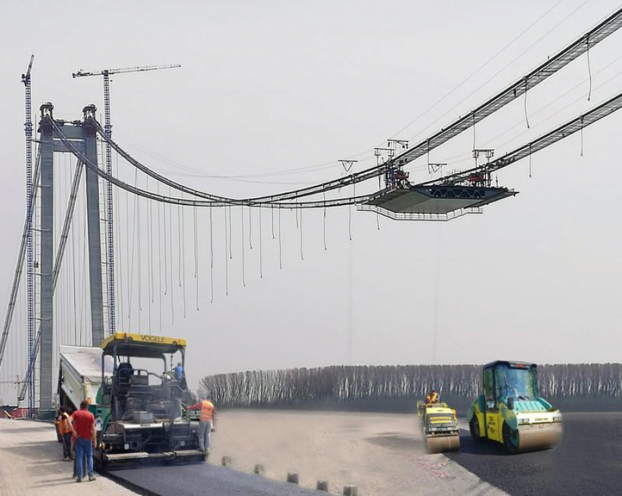 Galațiul asfaltează Dunărea! Podul de la Brăila primește lovitura decisivă