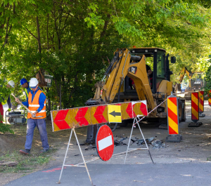 Au început lucrările de modernizare pe bulevardul George Coșbuc