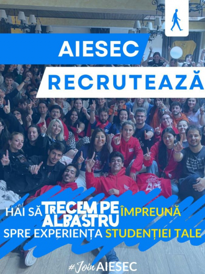 Toamna asta trecem pe albastru cu AIESEC în Galați