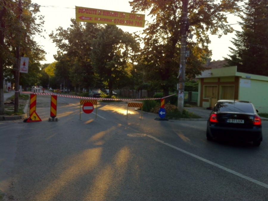 Strada Aurel Vlaicu, închisă din nou 