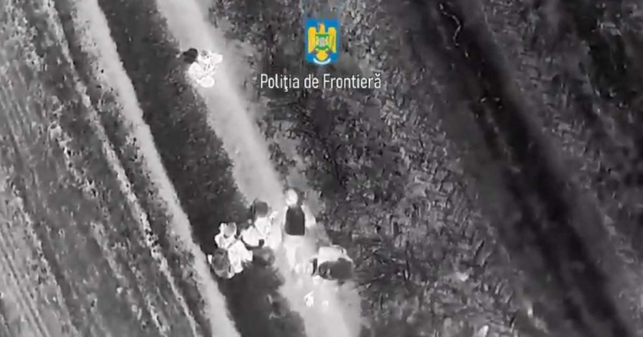 19 migranți ilegali, depistați cu dronele