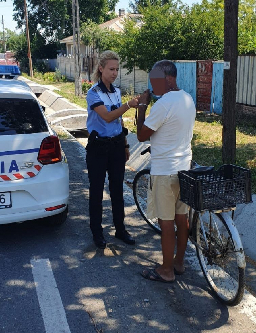 Zeci de bicicliști din Galați, amendați în câteva ore