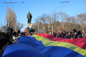 Unioniştii gălăţeni, la un miting de amploare în Chişinău