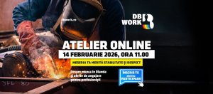 &bdquo;Meseria ta merită stabilitate și respect&rdquo; - Atelier online gratuit  DB Work despre munca &icirc;n Olanda