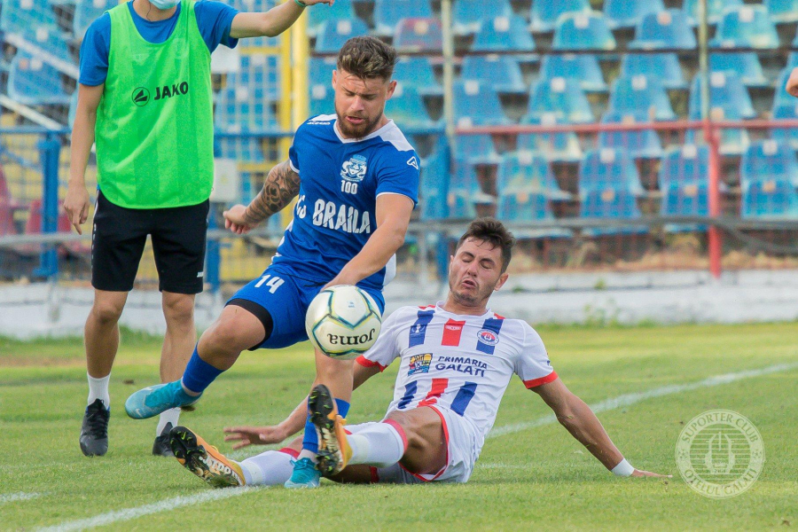 Brăila - Oțelul, capul de afiș al etapei, în Liga a III-a de fotbal