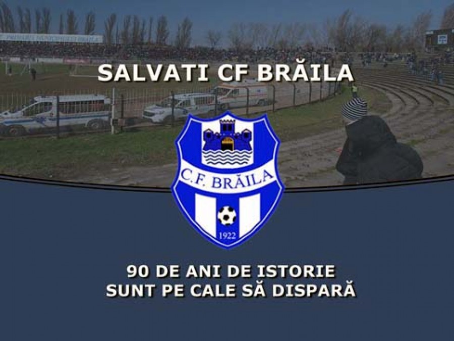 Record negativ greu de egalat! Iată câţi brăileni au protestat pentru salvarea echipei de fotbal