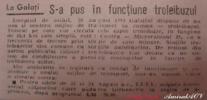 Din cotidianul local de la acea vreme, ”Viața nouă”