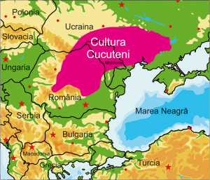 Arealul de răspândire a culturii Cucuteni
