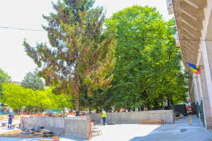 UPDATE Modernizare la Romarta | Zidurile vor deveni jardiniere şi bănci (FOTO)