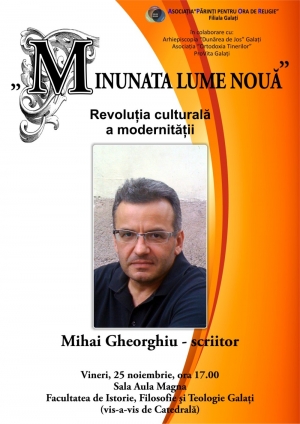 Scriitorul Mihai Gheorghiu REVINE la Galaţi