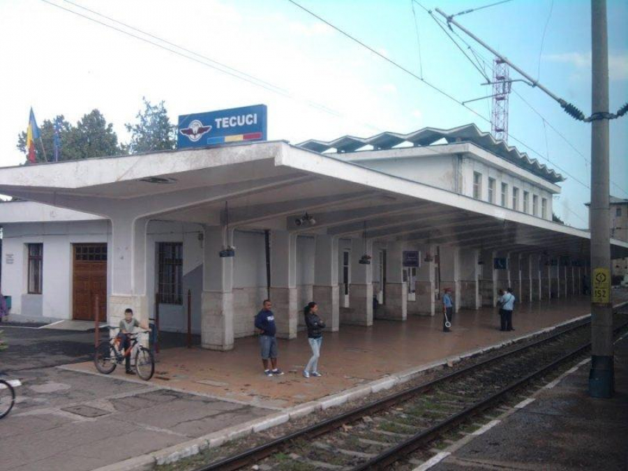 Gara Tecuci, modernizată de CFR