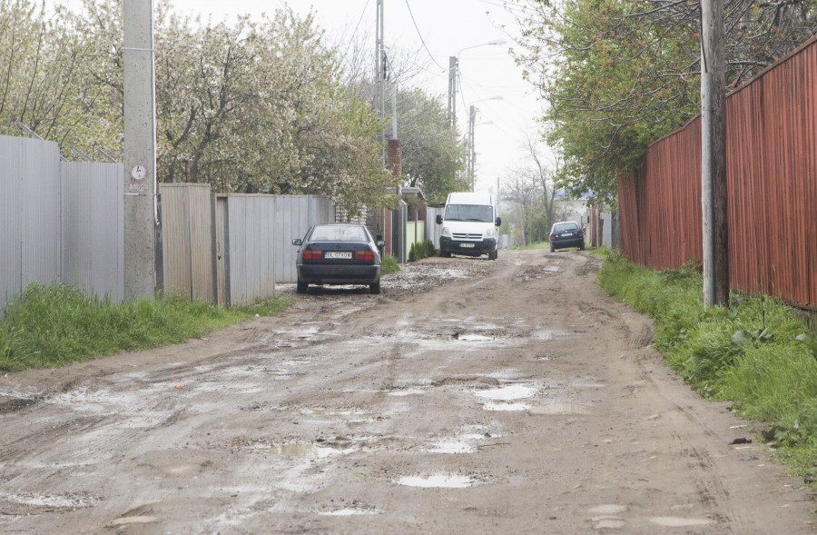 În cartierul Bariera Traian, curţile şi străzile sunt pline de dejecţii/ De ce nu fac autorităţile canalizare
