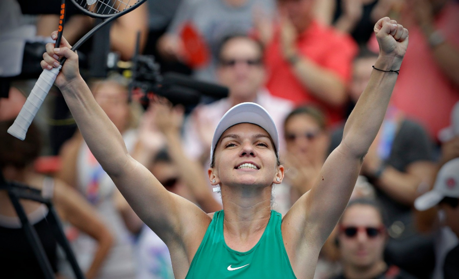 Simona Halep, spectacol și entuziasm pentru un loc în semifinală