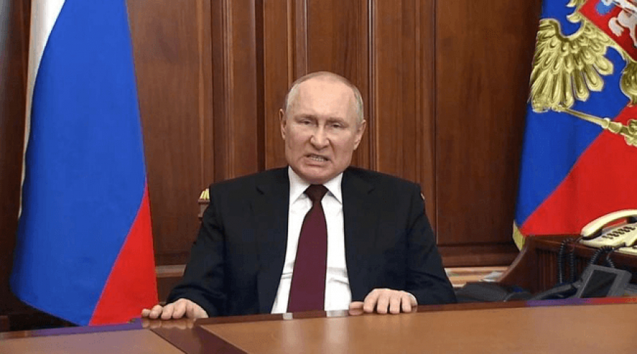 Postarea unui cont de Telegram: Vladimir Putin a căzut pe scări și a făcut pe el