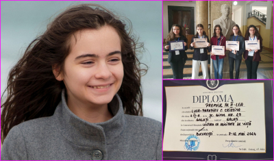 Cristina Luca-Parapiru - Premiul al II-lea la Olimpiada Națională „Lectura ca abilitate de viață”