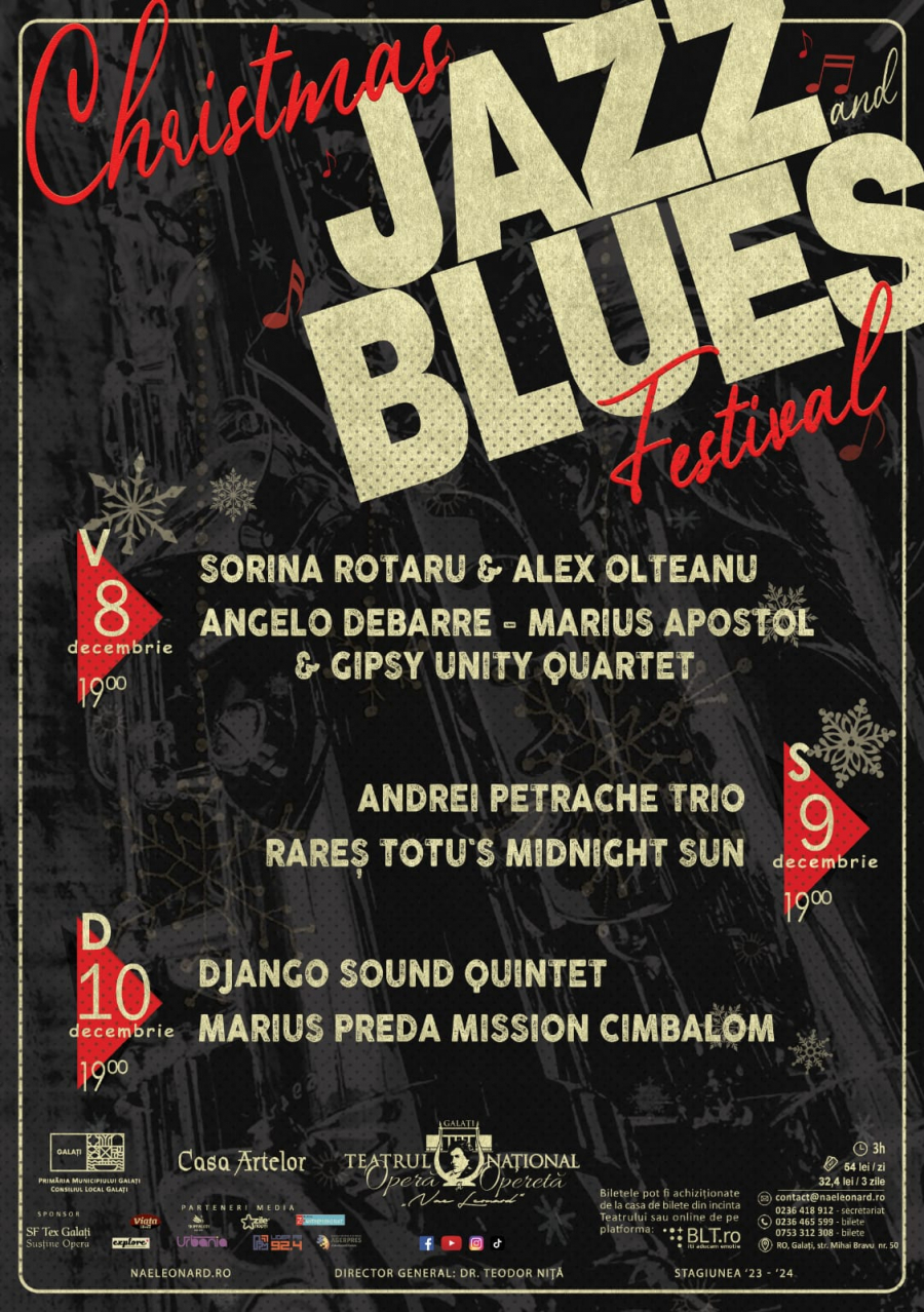 Festival de jazz şi blues cu artişti de top la ”Leonard”