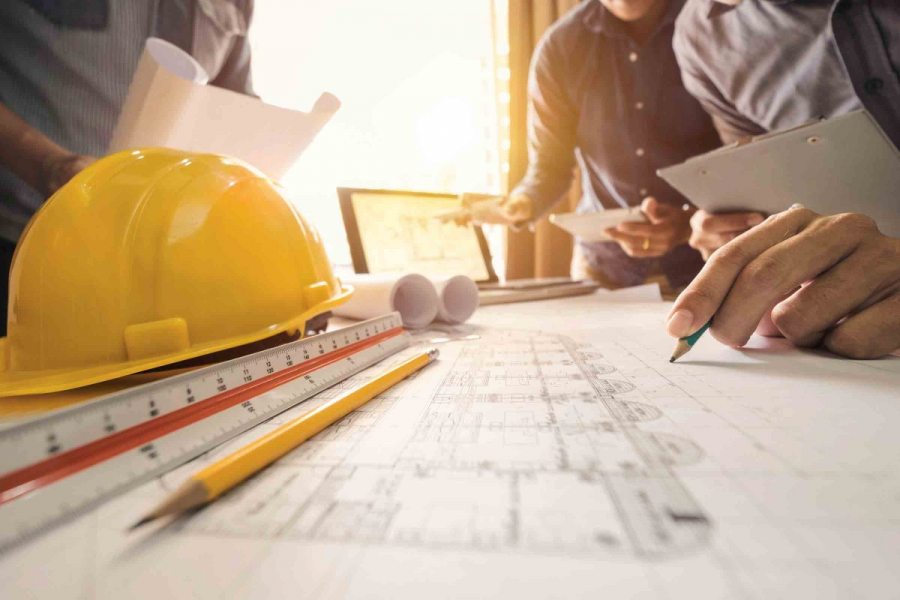 Scădere a volumului lucrărilor de construcții