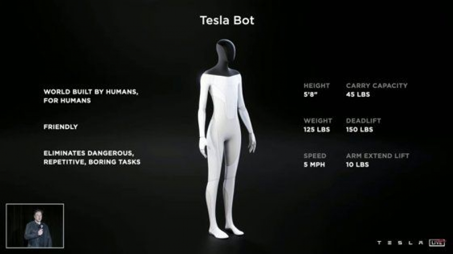Tesla se pregătește de lansarea unui robot umanoid