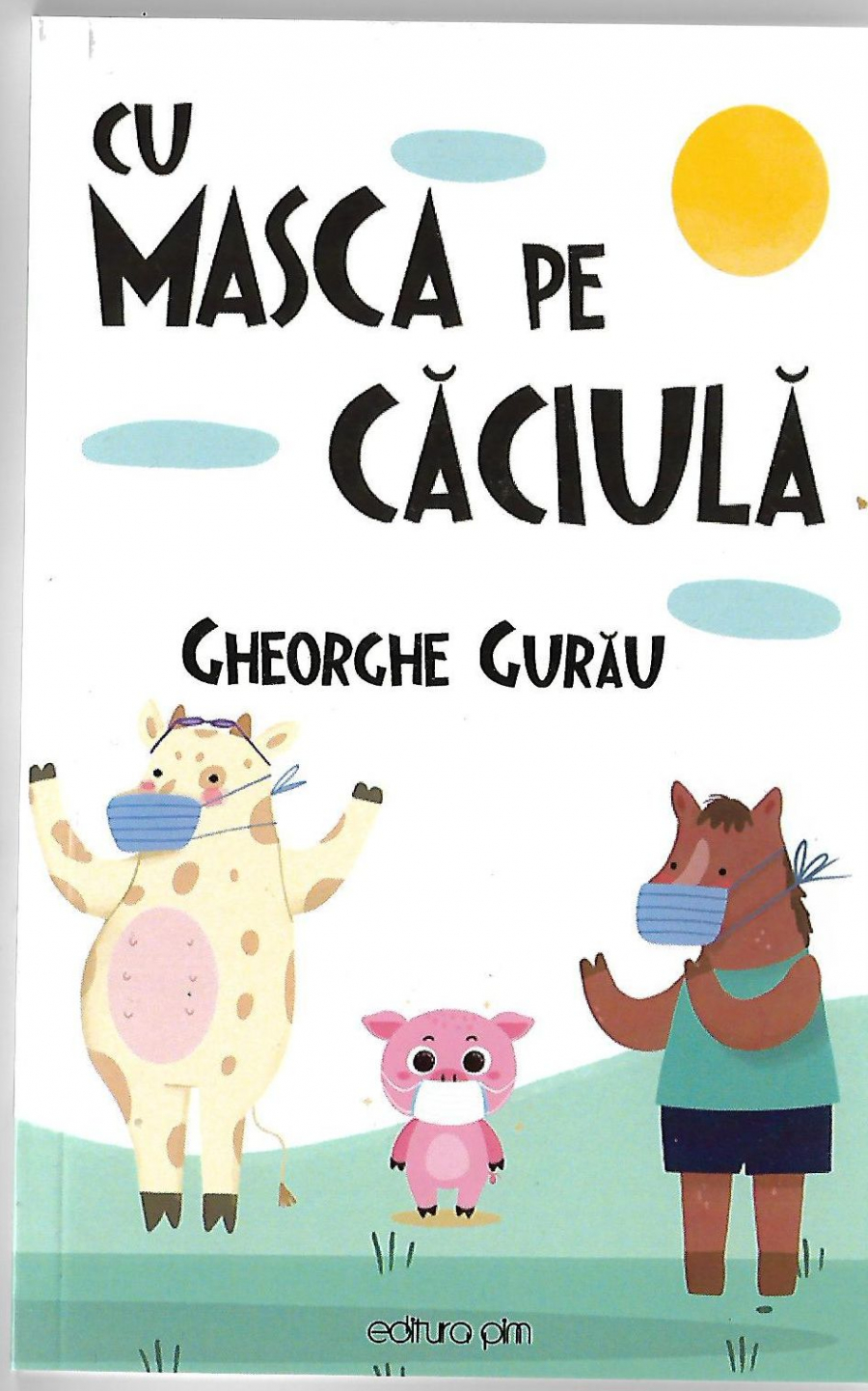 „Cu masca pe căciulă” de Gheorghe Gurău. Personaje din Arca lui Noe, teme din societatea românească