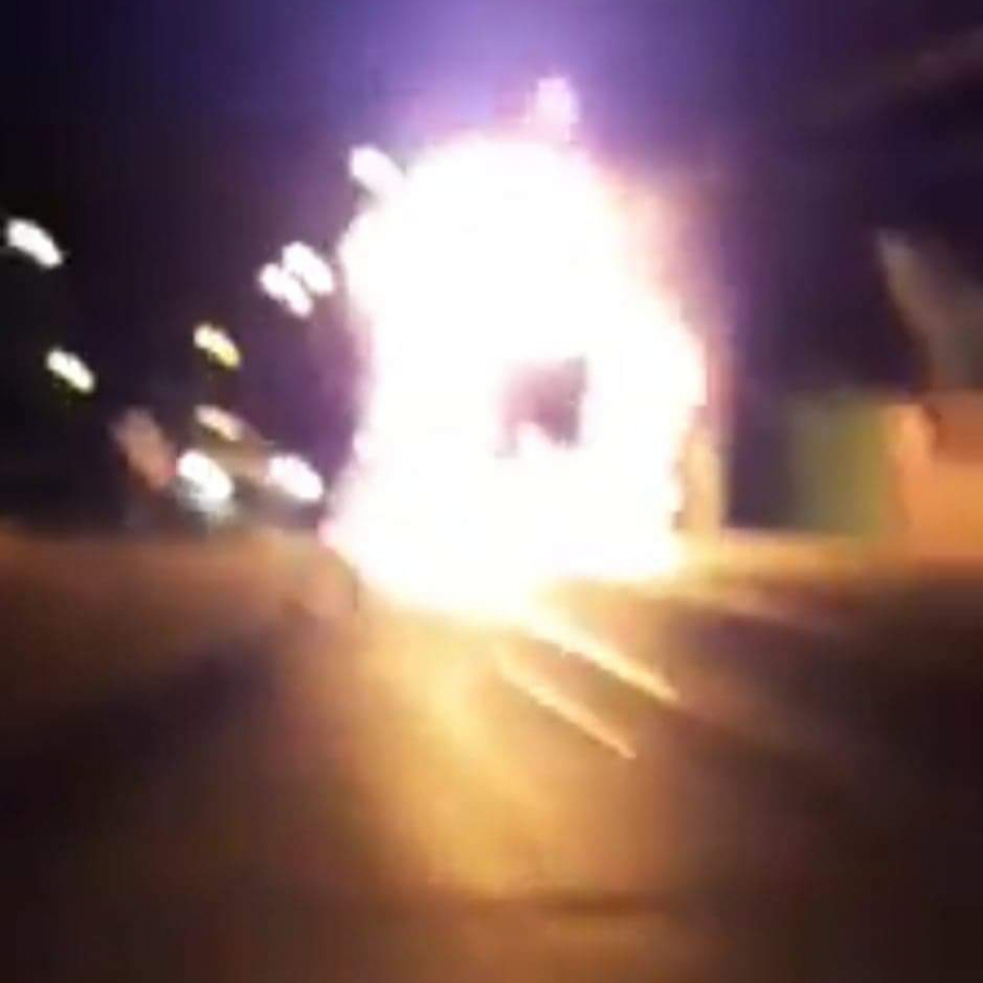 UPDATE Autobuz Transurb cuprins de flăcări (VIDEO)
