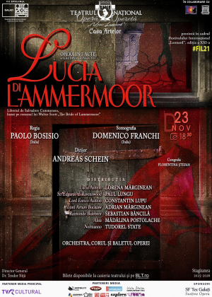 „Lucia di Lammermoor”, pe scena Liricului gălățean