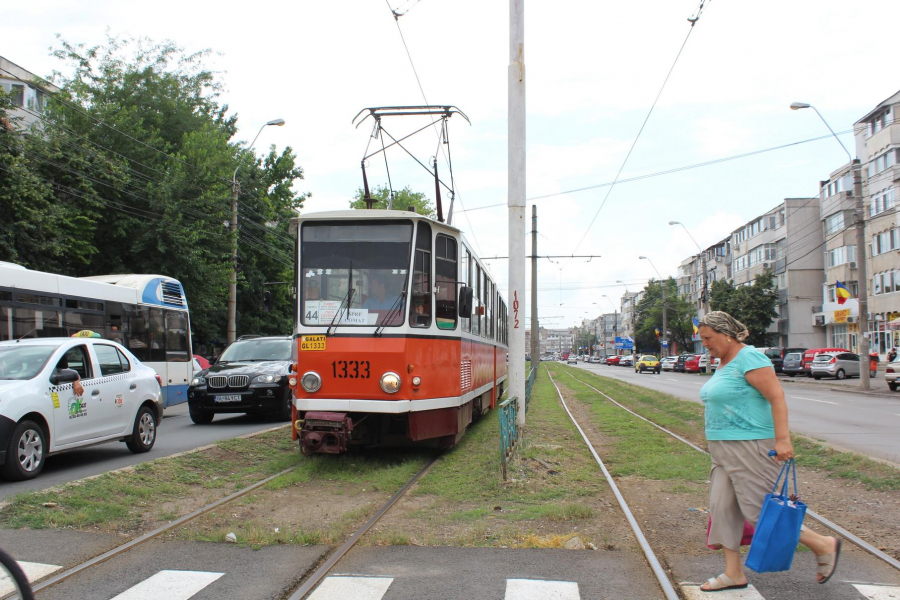 Tramvaiele 7 şi 44, pe traseele de bază