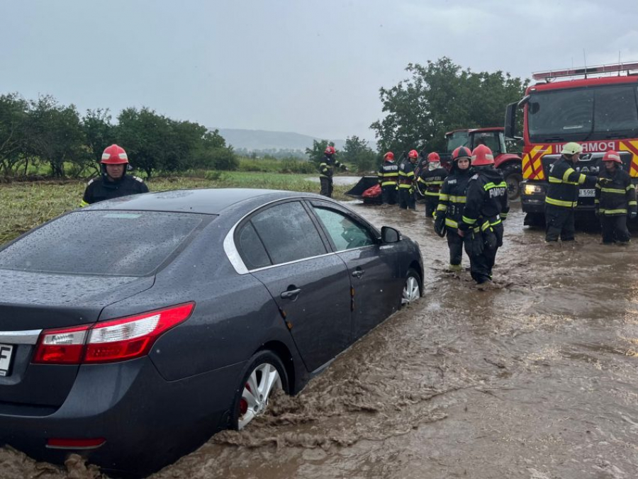 Viitură puternică la Horia, în județul Tulcea